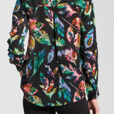 Emerald Green Multi Print Blouse