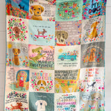 XL Double-Sided Cozy Blanket - Dog Lover Chirp