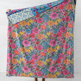 Cozy Blanket-Teal Cat