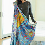 Cozy Blanket-Teal Cat