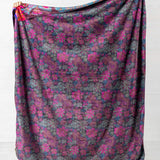 Rev. Cozy Blanket- Magenta Birds