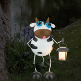 Backyard Cow Solar Stake