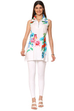 Load image into Gallery viewer, Blossom Sleeveless Zip Tunic
