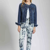 Floral Denim Stretch Jean
