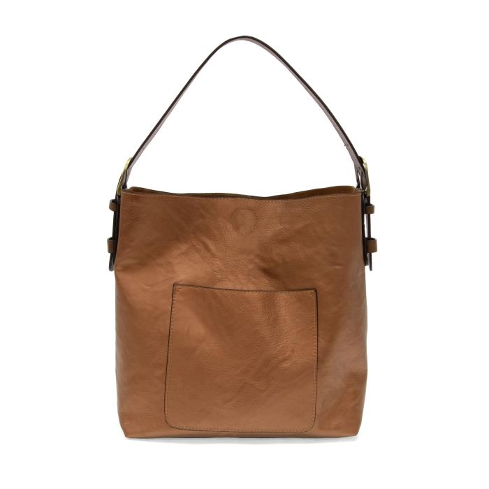 Hobo Coffee Handle Faux Suede Handbag