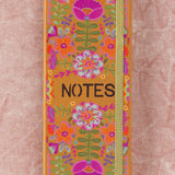 Sticky Note Book - Mustard Folk Flower