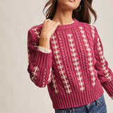 Loop Embroidered Sweater