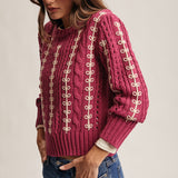 Loop Embroidered Sweater