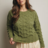 Open-Knit Pointelle Sweater