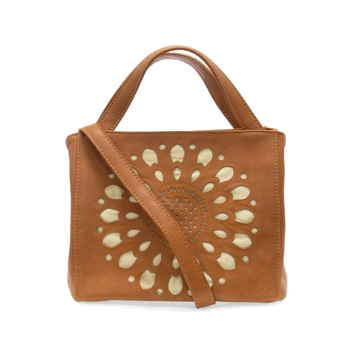 Laser Cut Flower Crossbody/Tote