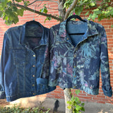 Floral Reversible Denim Jacket