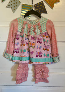 Rose Lap Dress 3 piece set