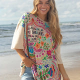 Cotton Easy Tee - Cream Sunshine On My Shoulders