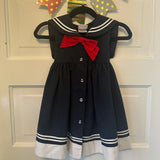 Vintage Sailor Dress- 3T EUC