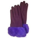 Faux Fur Cuff Gloves