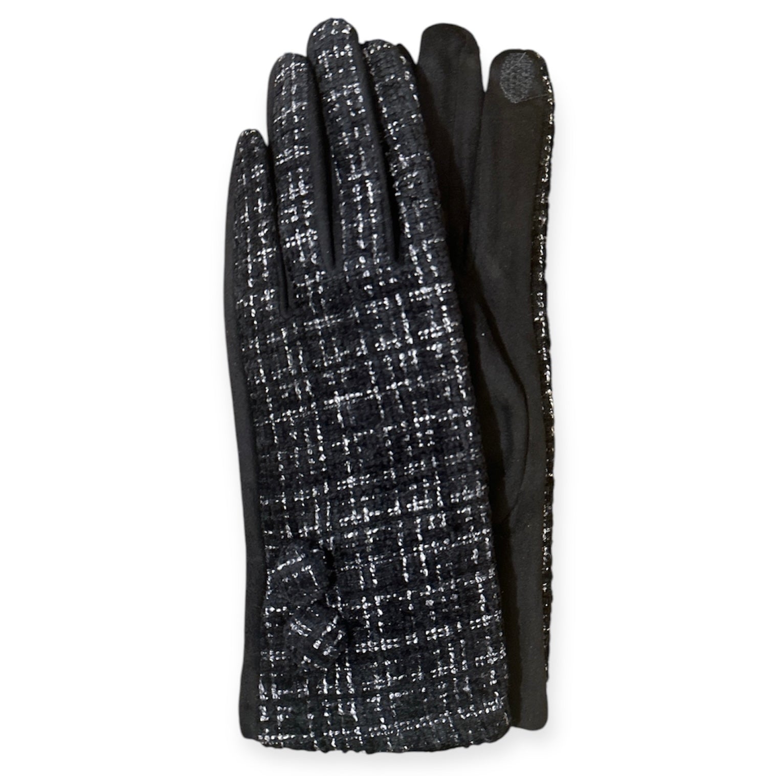 Plaid Tweed Glove