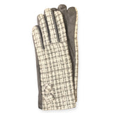 Plaid Tweed Glove