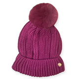 Classic Ribbed Pom Beanie