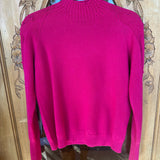 Mock Neck-Nub Detail Sweater