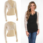 Load image into Gallery viewer, Basic Lace Long Sleeve
