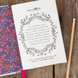 Embroidered 5 Year Daily Journal - Each Day Is A Gift