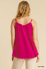 Load image into Gallery viewer, Summer Fringe Linen Tank
