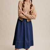 Handmade Crochet Flower Cardigan