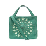 Laser Cut Flower Crossbody/Tote