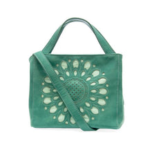 Load image into Gallery viewer, Laser Cut Flower Crossbody/Tote
