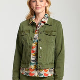 Olive Essential Jean Jacket