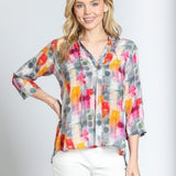 V Neck with Tassel