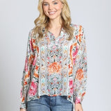 Mandala Button Up