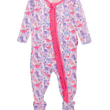 Sweetie-Saurus Dinosaurs Footed Ruffle One Piece Pajama