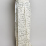 Cream Floral Lounge Pants