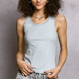 Powder Blue Split Back Tank