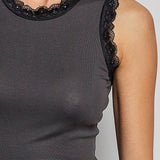 Lace Trimmed Tank