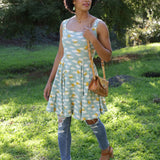 Parisienne Dress-Sky