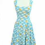 Parisienne Dress-Sky