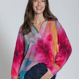 Water Color Bloom Blouse