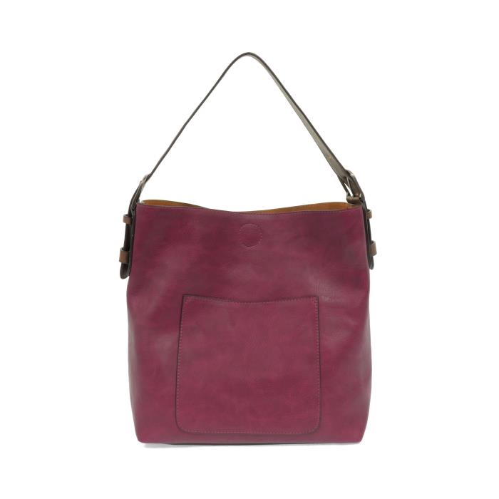 Hobo Coffee Handle Faux Suede Handbag