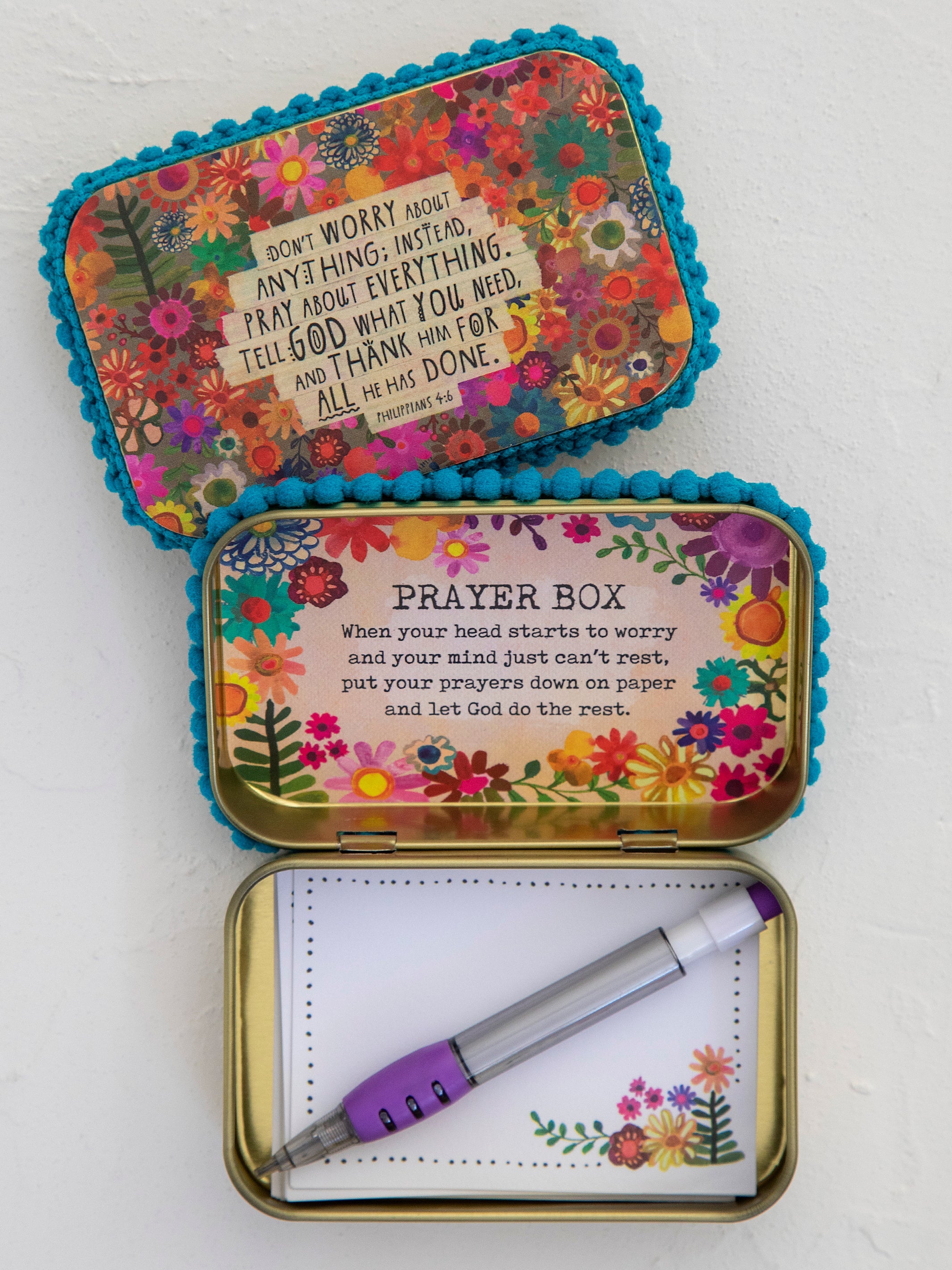 Tin Prayer Box