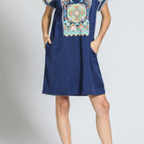 Indigo Bloom Dress