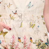 Butterfly Floral Shortalls