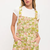 Lotus Flower and Lily Shortalls