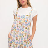 Wildflower Garden Print Overalls