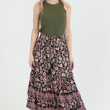 Boho Floral Skirt