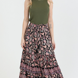 Boho Floral Skirt