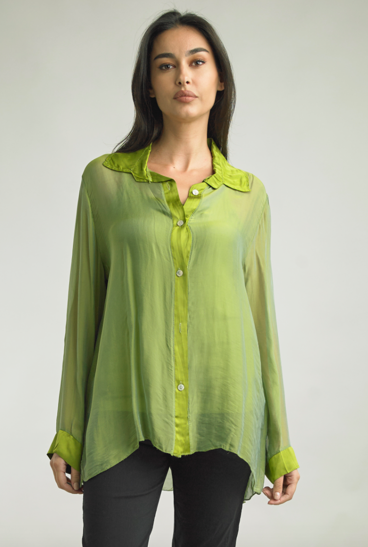 Button up Silk Blouse