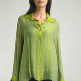 Button up Silk Blouse