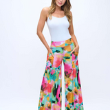 Printed Pocket Palazzo Pants